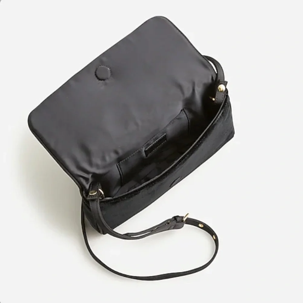 J. Crew NWT Florence Convertible Clutch‎ with Beads - Silver